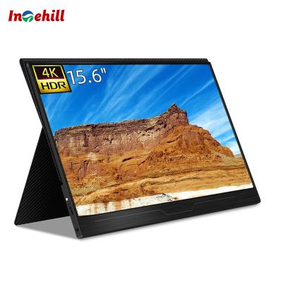 China Speaker Intehill Dual 15.6 Inch Monitor Stand Plus Laptop Monitors 4k Extermal Laptop with USB Type C and HD for sale