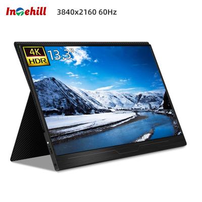 China 13.3 Inch Speaker Very samll Computer Monitor 4K Monitor With USB C Interface Gaming Monitor for sale