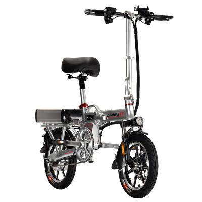 China Aluminum Alloy New Model 2 Wheel Electrical Bikes Adult Electric Folding E-bike 14 Inch Electric Bicycle for sale