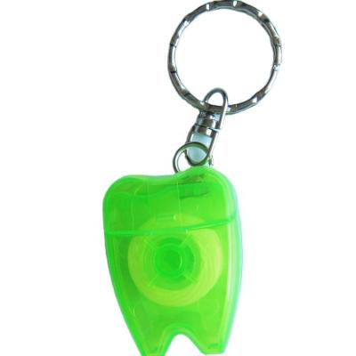 China Family Mini Keychain Teeth Shape Dental Silk for sale