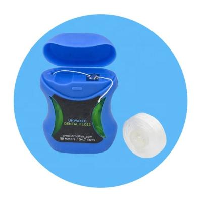 China Family China Made Popular In Market Mint Waxed 20m 50m 70m Dental Floss With Window for sale