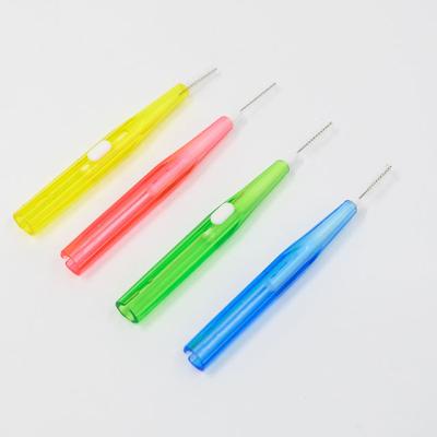 China Teeth Cleaning Dental Floss Best Selling Stainless Steel Oral Dental Floss Interdental Brush for sale