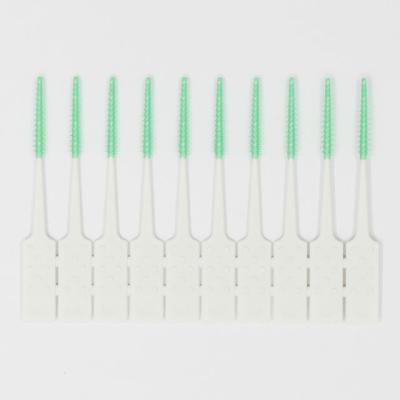 China Cleans Teeth Rubber Interdental Brush Soft Picks For Daily Oral Care for sale