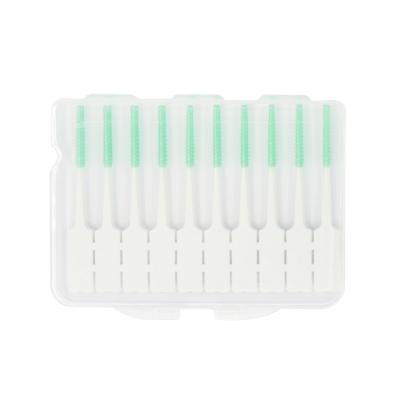 China Cleans Teeth Stick Care Orthodontic Toothbrush And Picks Rubber Soft Picks Rubber Interdental Brushes for sale