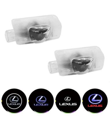 China 2Pcs Car Door Courtesy Light For LEXUS GX LX RX LS LOGO Shadow Projector Courtesy Laser Car Door Light YK-YBD-LEXUS-X-X for sale