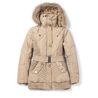 China Women's Long Waterproof Jacket Warmth Winter Waterproof Ladies Down Cotton Jacket for sale