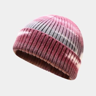 China JOINT pure wool autumn and winter color hat knit hat winter thick warm hats for men for sale