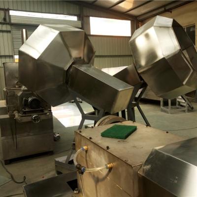 China Snack Plant BJT-III Double Bucket Octagonal Transposition Puffed Food Spilling Seasoning Mixing Equipment for sale