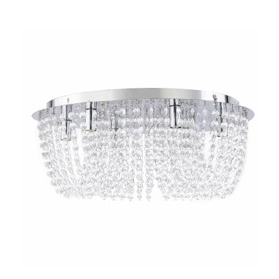 China European Luxury LED Crystal Chain Luxury Chandelier Ceiling Lamp Lighting Home Decor for sale