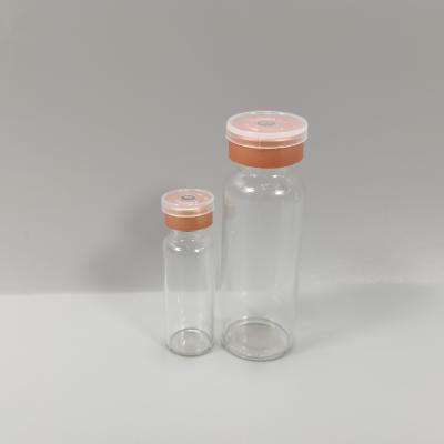 China Hot Selling Cosmetic Vial High Quality Glass Vial With Cork Colored Glass Bottles With Stopper for sale