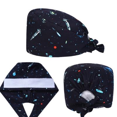 China Fashion operation hat women's cotton printing operating room hat doctor bag hat nurse hat home cap prison hat men's home cap for sale