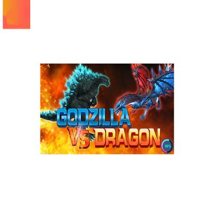 China steel +arcrylic usa most popular 86/100 inch 10 players ocean king fish game godzilla vs dragon for sale