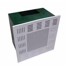 China Hoge efficiëntie Cleanroom Hepa Filter Box Liquid Tank Air Supply Outlet gegalvaniseerde plaat Te koop