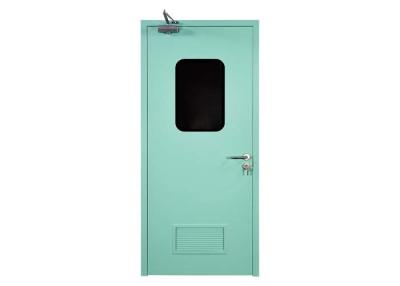 China Steel Cleanroom Swing Door Modular Hermetically Sealed Doors For Hospital for sale