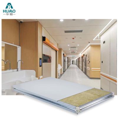 China Handmade Cleanroom Rock Wool Sandwich Panel Sound Insulation Fireproof for sale