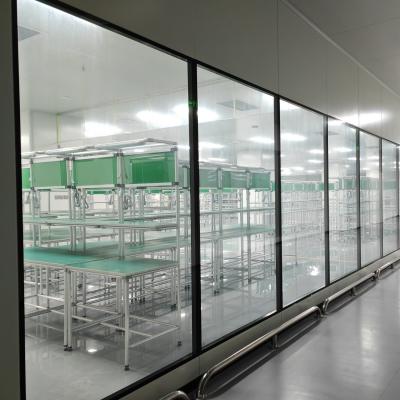 China No hay lavado de niebla, ventanas de cuarto limpio, vidrio de 5 mm de espesor, ventanas farmacéuticas. en venta