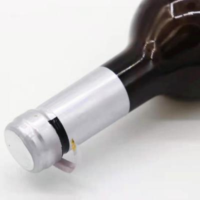 China Customized PVC 62x30mm Wine Bottle Heat Shrink Capsules For Liquor Bottles for sale