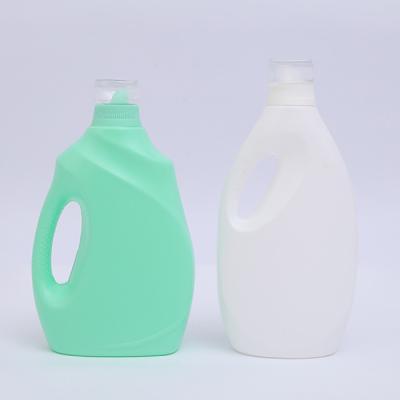 China Shatterproof Plastic HDPE Opnieuw te gebruiken Wasmiddelcontainer 2000ml Te koop