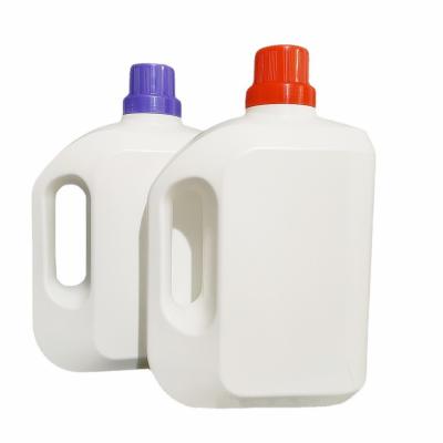 China De witte Lege Was van 3000ml op Vloeibare Flessenhdpe Detergent Rekupereerbare Containers Te koop