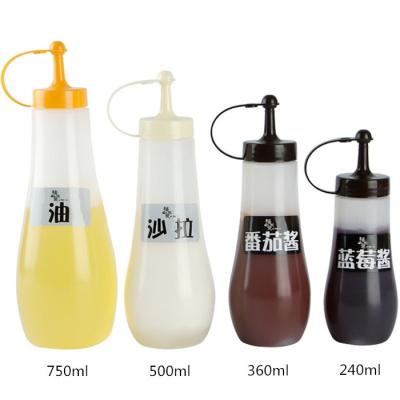 China 240ml plastic Samendrukkingsflessen 8 Oz-SGS van de Sausflessen van de Specerijautomaat Lege Plastic Te koop