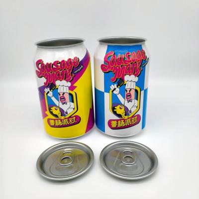 China Stubby Coffee Tea Aluminum Coca-de Kola blikt 250 Ml met Gemakkelijke Open Beëindigendeksels in Te koop