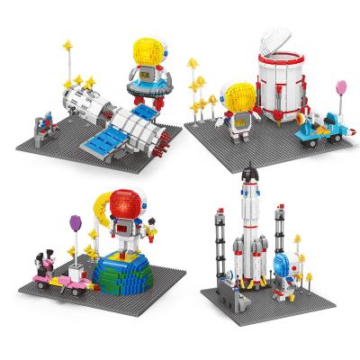 China Simulation Model Spaceflight Series Education Building Block MOC Space Theme DIY Assembly Toys 3D Puzzle Building Block Sets Toys for sale