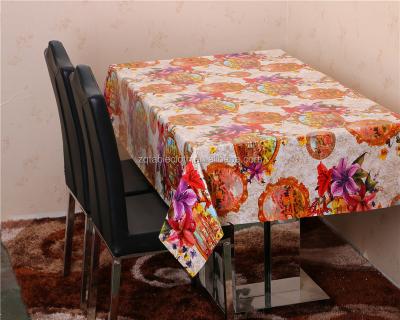 China Oilproof Hot Sale Plastic Nonwoven Elegant Tablecloth for sale