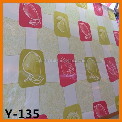 China Oilproof Beautiful New PVC Vinyl Oilcloth Tablecloth Popular Design for sale