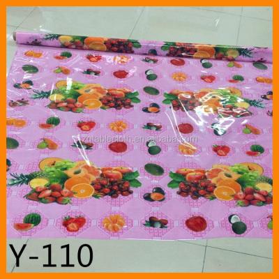 China 2015 Oilproof popula high qurality plastic lace tablecloths backing with non woven for sale