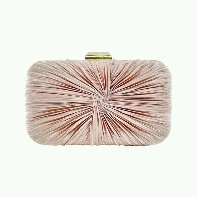 China New high quality lady fold purse evening wholesale stitching clutch bag simple style handbag for sale