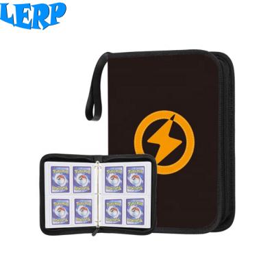 China PP Pocket Slip LERP Trading Cards Collection Binder Sleeves With Zipper For 240 Cards for sale