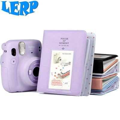 China Classic Fashiontable Lerp&PVC for 3 inch 64 pocket mini fujifilm instax album pvc for sale