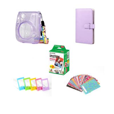 China Fashiontable Lerp&Popular camera accessories set clear shiny transparent instax mini 11 case bag for sale