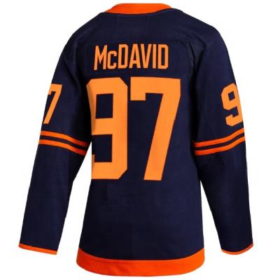 China Wholesale Breathable Ice Hockey Wear International Wholesale Stitched Edmonton Connor McDavid Hockey Jerseys for sale