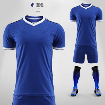 China Good quality breathable wear-resistant polyester football training normal unisex adult suit for sale