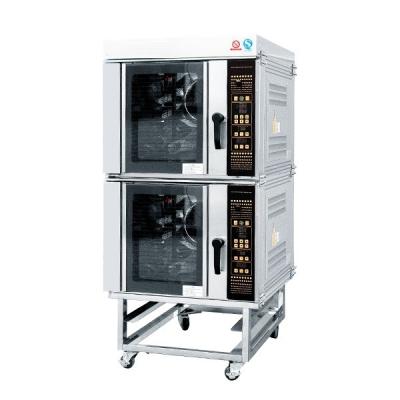 China Yasur dez bandejas areja alcatrões do croissant da cookie 2X9.5Kw do forno 40X60cm da convecção da frigideira à venda