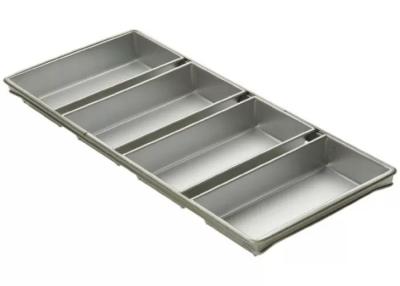 China De Riem Pan/4 van het voedingsdienstnsf Commerciële 9“ Pullman Brood 5-5/8 door 3-1/8-duim Brood Pan Set Te koop