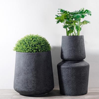 China Modern Indoor Outdoor Fiber Clay Planter Garden Pots and Planters Flower Pots and Planters for sale