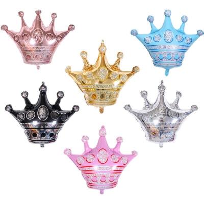 China 2022 Amazon party decoration sells 23 inch foil crown balloons for party decorations for sale