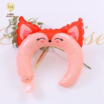 China 2019 Wedding Birthday Party Supplies Decoration Hot Selling Foil Cartoon Hairpin Animal Balloon for sale