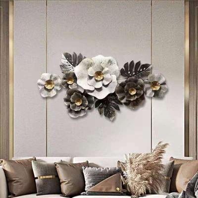 China Scandinavian living room sofa background hanging metal wrought iron wall decoration wall light creative luxury for sale