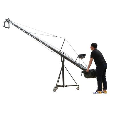 China Factory High Quality Cheap Price 6 Meter Jib Crane Handheld Professional Camera With 130mm Triangle Rocker Arm for sale