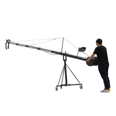 China Factory High Quality Cheap Price 6m Jib Crane Portable Video Camera With 130mm Triangle Rocker Arm for sale