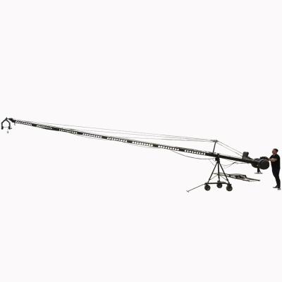 China Hot Sale High Quality 10m Jimmy Jib Camera Crane Jib With 2-Axis Pan Tilt Head for sale