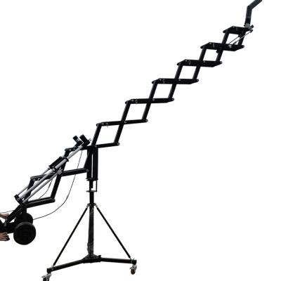 China Newest 2.5m Telescopic Arm Motorized High Quality Style To 5.5m Telescopic Motorized Camera Crane Jib Scissor for sale