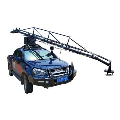 China Aluminum Stainless Steel And Setup 6 Meter Professional Height Camera Jib Crane For Film Shooting On Broadcasting Cars for sale