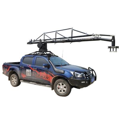 China Professional Aluminum Stainless Steel and 6m Vehicle Mounted Car Crane Jib Filming Equipment for sale