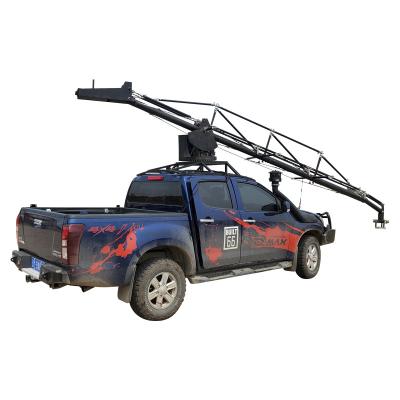 China Professional Car Camera Film Jib Crane Stabilized by 6m of Stainless Steel Aluminum and with High Stability Convenient Installment Make-To-Last for sale