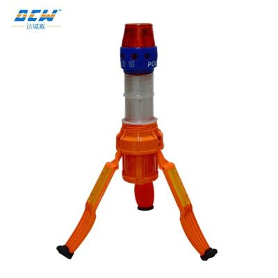 China DCW Brand Amazon Factory Road Cone LED Portable Telescopic Electronic Cone Tripod Foldable CB-LY-T7 CB-LY-T7 Light for sale