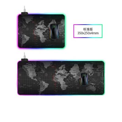 China Large RGB Waterproof Computer Mausepad PC Computer Decoracion Gamers Mat Durable Desktop Rubber Gaming Mouse Pad LED Board Speed ​​Control Keyboard for sale